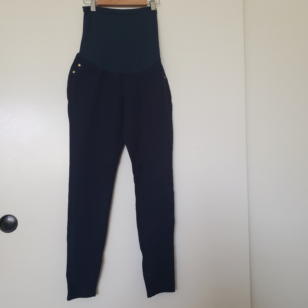 Maternity pans navy blue color